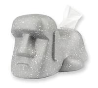 Ujjdwiurgh Statue de boîte à mouchoirs, support à mouchoirs, cadeau amusant, cadeau d'anniversaire, bonne chance, marchandises drôles gris clair