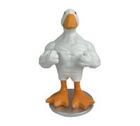Ujjdwiurgh Statue d'oie musclée debout pour décoration de la maison, support de table, décoration de bureau, décoration de chambre à coucher, cadeau de pendaison de crémaillère
