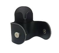 Ujjdwiurgh Stéthoscope Holder PU Black Leather Stethoscope Hipter Clip pour la Plupart des Stéthoscopes pour L'Infirmière, Physicians Stéthoscope Pocket/Belt/Scrubs