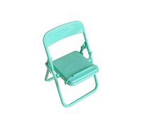 Ujjdwiurgh Steve Support de téléphone portable pliable pour bureau Motif petite chaise Vert