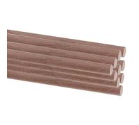 Ujjdwiurgh Sticks de Cheville en Bois Inachevés Sticks-10 PCS pour L'Artisanat Round Walnut Dowel pour les Projets de Bricolage