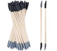 Ujjdwiurgh Sticks de Ponçage à Grains 120/280 à Double Extrémité, 50 PCS pour des Modèles en Bois et en Plastique, 5,4 X 0,2 Pouce