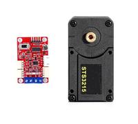 Ujjdwiurgh STS3215 Servo 19KG Servos de Bus Série pour Bras Robotique SO-ARM100 19KG Couple Élevé Bus Intelligent Servo TTL Programmation avec FE-URT-1 Haute Précision Torque Feedback Programmable