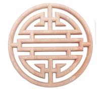 Ujjdwiurgh Style européen vintage en bois sculpté Applique en bois sculpté décalcomanie meubles armoire porte cadre décoration maison artisanat (15 cm)