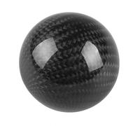 Ujjdwiurgh Style Universel en Fibre de Pommeau de Levier de Vitesse Manuel avec 3 Adaptateurs pour la Plupart des Décorations de Voiture Classique Rond Facile à Utiliser