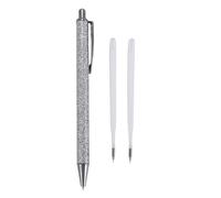 Ujjdwiurgh Stylo à DéGagement D'Air Outil de DéSherbage Stylo à éPingle de PréCision RéTractable pour Enlever les Bulles sur le Vinyle de Papier Peint de Film de Voiture et 2 Recharges