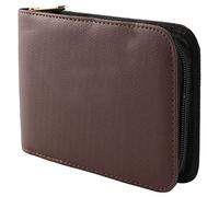 Ujjdwiurgh Stylo Plume Roller Marron Leather Binder Case Holder Papeterie pour 12 Stylos