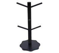 Ujjdwiurgh Support bretzel en forme d'arbre avec base en bois et 6 bras pour mariage, restauration, anniversaire, buffet