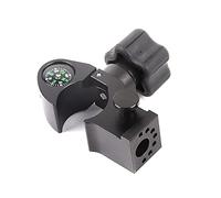 Ujjdwiurgh Support de Berceau de Poteau de PortéE GPS pour Collecteur de DonnéEs Ouvert Portable Trimble avec Pince de Poteau à DéGagement de Boussole, A