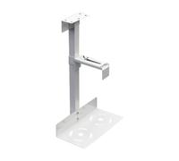 Ujjdwiurgh Support de Boîtier PC Universel Polyvalent sous Le Bureau ou Latéral Mural, Support CPU Lift Blanc