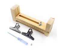 Ujjdwiurgh Support de bracelet en forme de U - Cadre en bois - Kit d'outils de tressage pour bracelets B