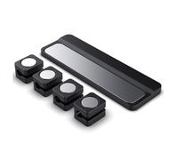 Ujjdwiurgh Support de câble magnétique réglable et lisse sous le bureau