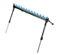 Ujjdwiurgh Support de canne à pêche à 4 pieds réglable 2 sections Support de canne à pêche Accessoires de pêche