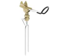 Ujjdwiurgh Support de Canne à Pêche Réglable à 360 Degrés, Support de Fixation Pliable pour Canne à Pêche à la Ligne, Outil de Support au Sol