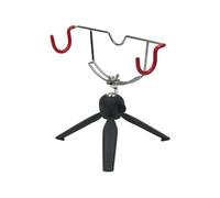 Ujjdwiurgh Support de Canne à Poisson Portable, Installation Facile, Angle Réglable, Double Tête Antidérapante