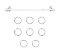 Ujjdwiurgh Support de Cartes de Date Réglable, Ensemble de Support de Calendrier à Bascule de 16 à 28 Pouces pour Tableau Blanc de Classe, Tige de Calendrier à Bascule.