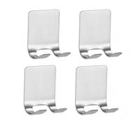 Ujjdwiurgh Support de Crochet de Rasoir en Acier Inoxydable, Cintre Auto-Adhésif, Crochet de Rangement Utilitaire Robuste, Organisateur de Salle de, Argent