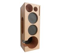 Ujjdwiurgh Support de filtre à café avec base en bois pour tamper expresso 58 mm