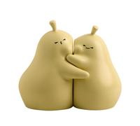Ujjdwiurgh Support de livre en céramique avec inscription « Everlasting Love Hugging Pears » - Cadeau idéal pour un partenaire