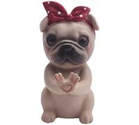 Ujjdwiurgh Support de lunettes de soleil pour chiot (carlin)