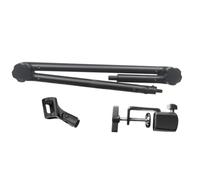Ujjdwiurgh Support de microphone réglable à suspension lourde en ciseaux - Support de microphone à condensateur USB - 1 ensemble