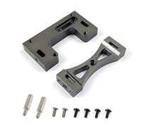 Ujjdwiurgh Support de montage fixe en métal pour servo de direction 1/16 B1 B14 B16 B24 C14 C24 B36 MN D90 99S RC Car Upgrade Parts, gris