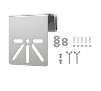 Ujjdwiurgh Support de montage mural en métal pour gouttière extérieure S340 - Fixation solaire pour caméra de sécurité - Vis antirouille - Sans perçage