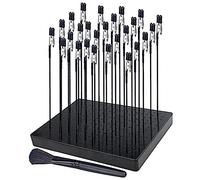 Ujjdwiurgh Support de Peinture Modèle (19 X 14 Trous) et 26 Pièces de Bâtons de Pince Crocodile Set D'Outils de Modélisation (7,87 X 5,9 Pouces)