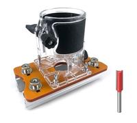 Ujjdwiurgh Support de Rainurage 2 en 1 pour le Travail Du Bois, Fixations Invisibles, Guide de Rainurage, Base pour Meubles, Connecteur Dissimulé et Boucle