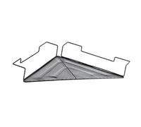 Ujjdwiurgh Support de Rangement Bureau Cabine Dortoir Peu Encombrant Étagère D'Angle