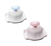 Ujjdwiurgh Support de Sécurité Alimentaire pour Trancheuse ou Râpe, Protecteurs Anti-Coupures de Doigts pour Râpe à Légumes, Râpes, Éplucheurs et Trancheuses en Plastique 2 Pièces