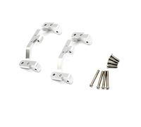 Ujjdwiurgh Support de Siège de Base de Tige de Traction en Métal pour MN D90 D91 D99S Mn90 Mn99S 1/12 Pièces de Mise à Niveau de Voiture Rc, Argent