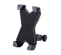 Ujjdwiurgh Support de smartphone réglable universel pour guidon de vélo Noir