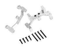 Ujjdwiurgh Support de Support de Servo de SièGe de Base de Tige de Traction en MéTal pour C14 C24 C14K C24K 1/16 PièCes de Mise Une Niveau de Camion de Voiture RC, Argent
