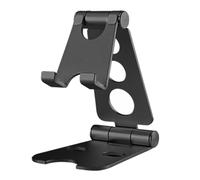 Ujjdwiurgh Support de tablette pliable réglable pour bureau portable - Facile à installer - Facile à utiliser - Noir