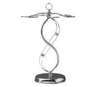 Ujjdwiurgh Support de verre à vin créatif avec motif de volute, support de rangement autoportant pour verres à pied avec 6 crochets