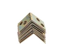 Ujjdwiurgh Support D'éTagèRe en MéTal Support à Angle Droit à 90 DegréS 12Pcs Ton Laiton