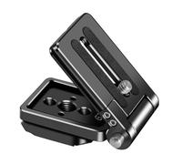 Ujjdwiurgh Support en L Pliable pour Appareil Photo Reflex Numérique, Angle de Réglage, Plaque de Dégagement pour Appareil Photo Adapté à Divers Stabilisateurs D'Appareil Photo