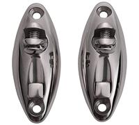 Ujjdwiurgh Support LatéRal de Pont de CharnièRe Pivotante SupéRieure Bimini à DéGagement Support LatéRal de Plate-Forme de CharnièRe Pivotante SupéRieure en Acier Inoxydable 316