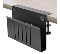 Ujjdwiurgh Support latéral pour ordinateur portable, étagère à suspendre, sans perçage, organiseur de rangement sous le bureau pour le bureau et la maison