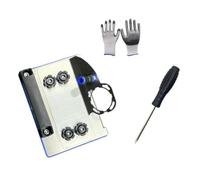 Ujjdwiurgh Support Meuleuse D'Angle pour Coupe Chanfrein Carrelage à 45°, Support Meuleuse D'Angle, Outil Coupe D'Angle Carrelage à 45°, Chanfreinage Carrelage en Céramique