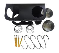 Ujjdwiurgh Support mural de graisse pour atelier, magasin, garage, avec 2 gobelets