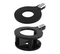 Ujjdwiurgh Support mural pour sabre laser en acrylique Noir