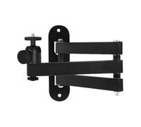 Ujjdwiurgh Support mural réglable et pliable pour projecteur rotatif à 360° pour mini projecteur, bras doubles de 40 cm, supporte jusqu'à 2 kg