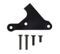 Ujjdwiurgh Support panoramique en métal pour voiture sur chenilles 1/10 RC SCX10 III AXI03007 AXI231017, noir