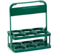 Ujjdwiurgh Support portable à 6 trous, pour barbecue, fête, pot de bière, panier pour le rangement et l'organisation de la cuisine