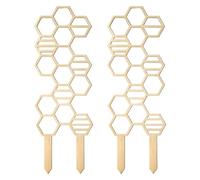 Ujjdwiurgh Support pour Plantes Grimpantes Pothos, Treillis en Bois en Nid d'abeille pour Plantes D'Intérieur 16 Pouces - Plante de Jardin Décorative Résistante Aux UV