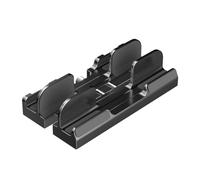 Ujjdwiurgh Support vertical réglable pour ordinateur portable 3 emplacements rembourré pour ordinateur portable 16" Stabilité améliorée A