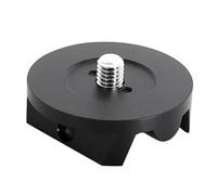 Ujjdwiurgh Supports D'Adaptateur de Télescope pour Trépied à Tête Sphérique, Tête de Caméra DSLR, Pièces de Télescope Astronomique Noir