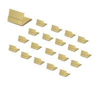 Ujjdwiurgh Supports de Numéros de Table Dorés, Lot de 20 Supports de Cartes de Table et Supports D'Images en Métal - Idéal pour les Mariages et les Fêtes